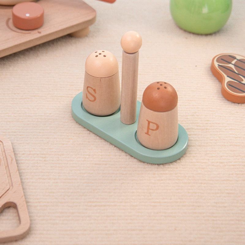 Wooden Play Kitchen for Toddlers - Lunamoa