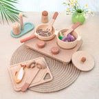 Wooden Play Kitchen for Toddlers - Lunamoa