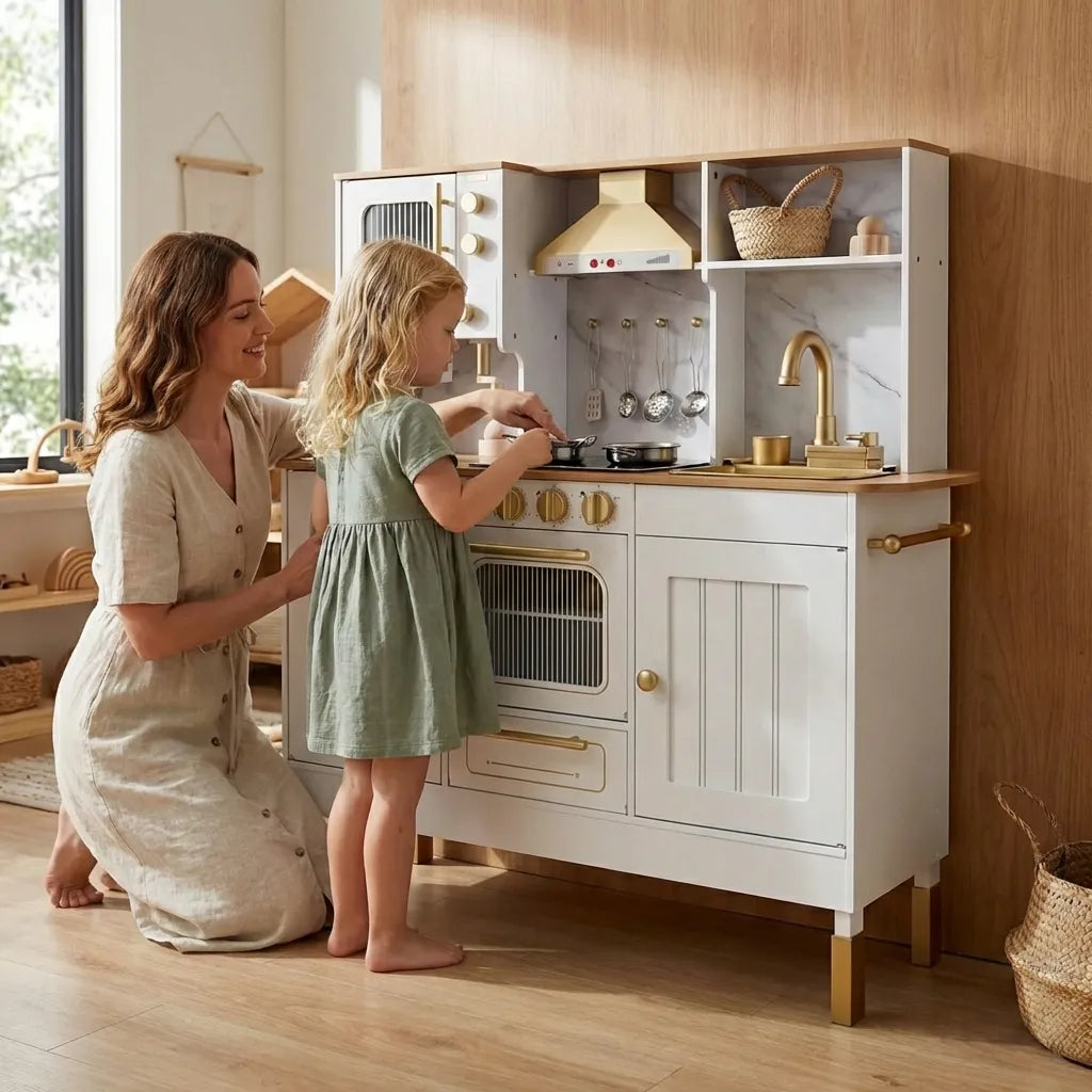 Wooden Play Kitchen Accessories