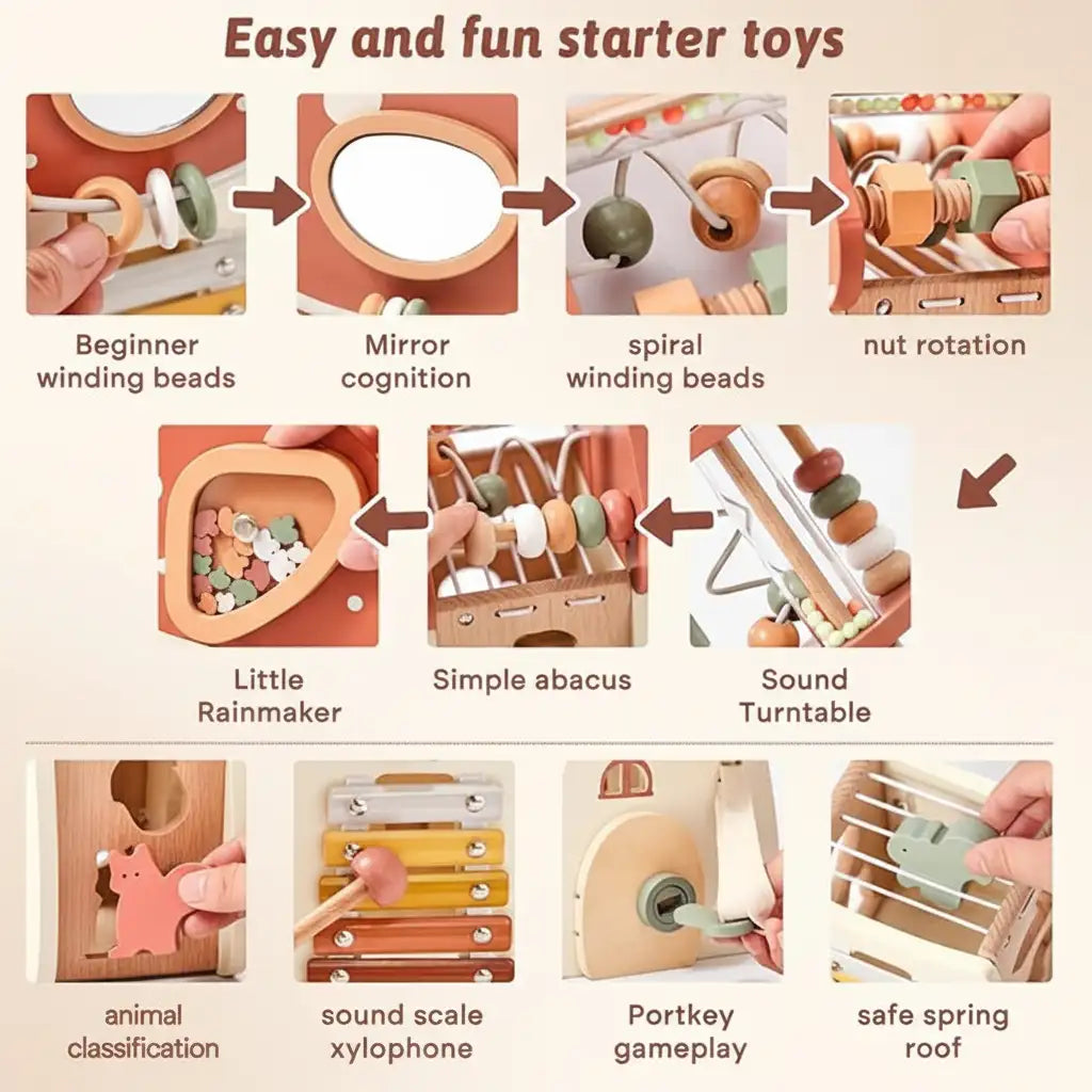 Montessori Activity Cube