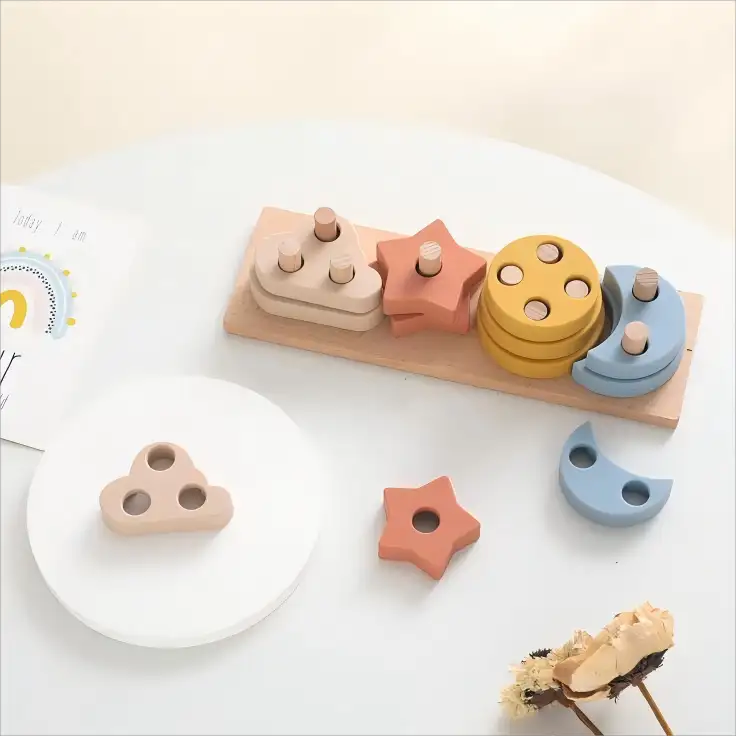 Wooden Montessori Toys for Toddlers - Lunamoa