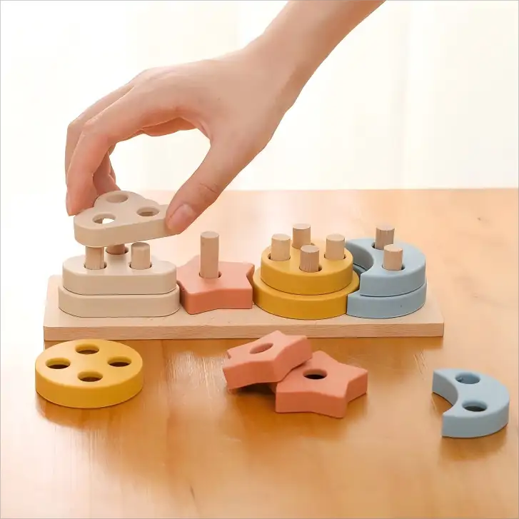 Wooden Montessori Toys for Toddlers - Lunamoa