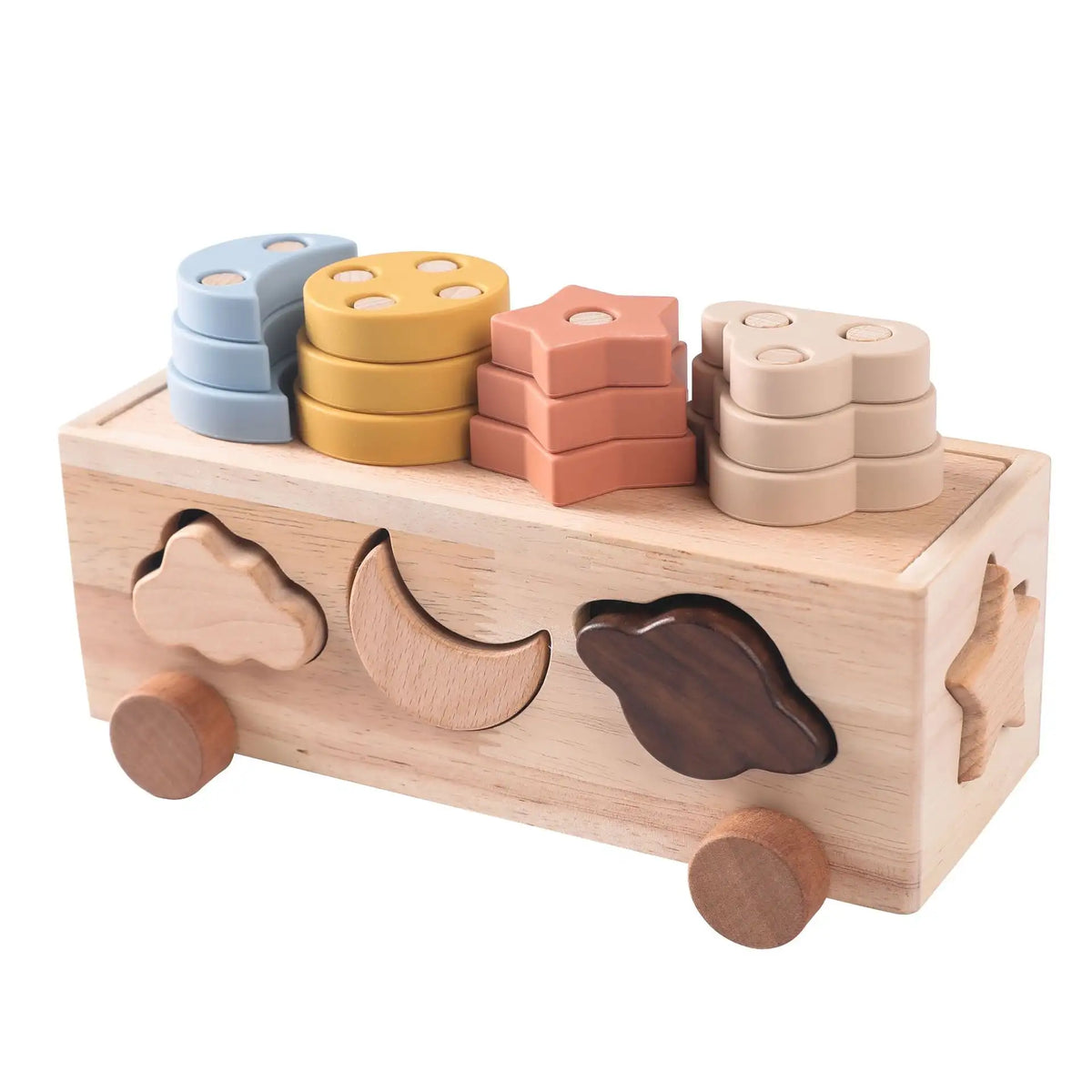 Wooden Montessori Toys for Toddlers - Lunamoa