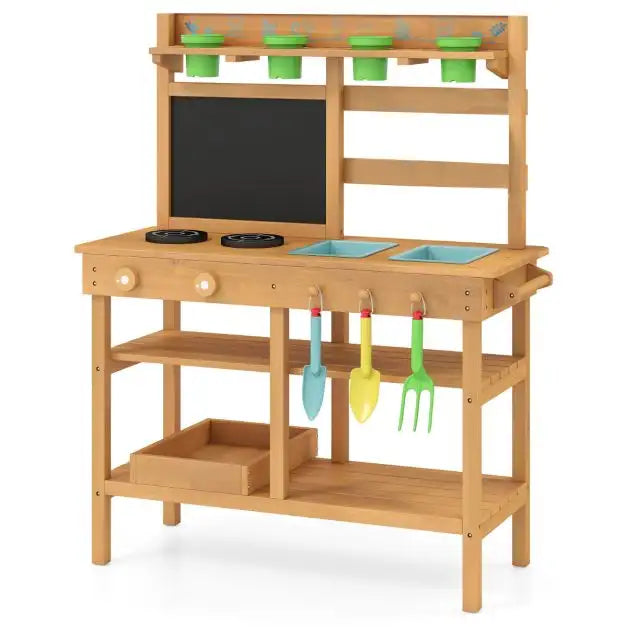 Wooden Mud Kitchen Outdoor Play Set SproutHands™