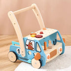 Hölzerner multifunktionaler Werkzeugwagen Baby-Lauflernhilfe | SproutHands™