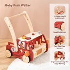 Hölzerner multifunktionaler Werkzeugwagen Baby-Lauflernhilfe | SproutHands™