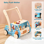Hölzerner multifunktionaler Werkzeugwagen Baby-Lauflernhilfe | SproutHands™