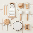 Instruments de Musique en Bois Montessori SproutHands™