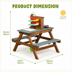 Wooden Outdoor Kids Activity Table SproutHands™