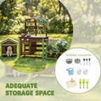 Cuisine d'Extérieur en Bois & Niche pour Animaux SproutHands™