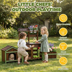 Cuisine d'Extérieur en Bois & Niche pour Animaux SproutHands™