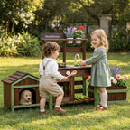 Cuisine d'Extérieur en Bois & Niche pour Animaux SproutHands™