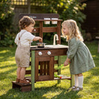Cuisine d'Extérieur en Bois & Niche pour Animaux SproutHands™