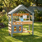 Holz Outdoor Spielküche mit Wasserhahn SproutHands™