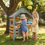 Holz Outdoor Spielküche mit Wasserhahn SproutHands™