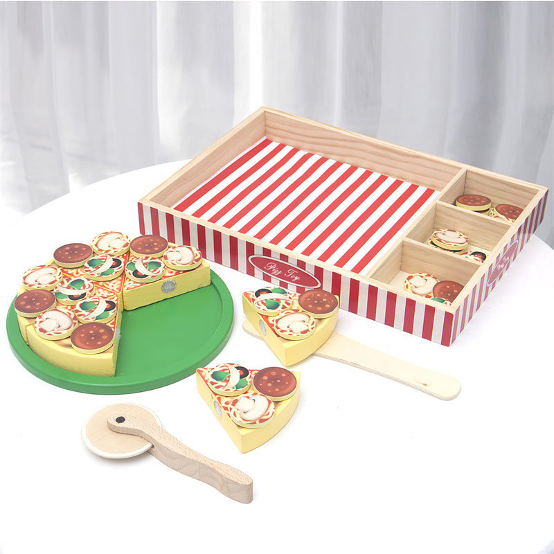 Wooden Pizza Toy - Lunamoa