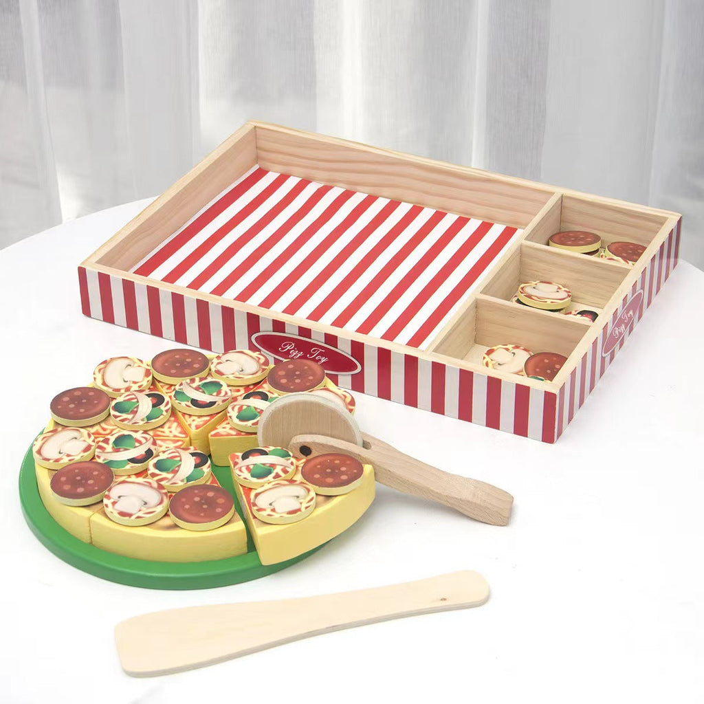 Wooden Pizza Toy - Lunamoa