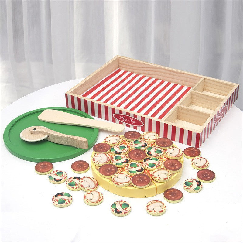 Wooden Pizza Toy - Lunamoa