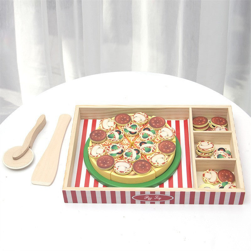Wooden Pizza Toy - Lunamoa