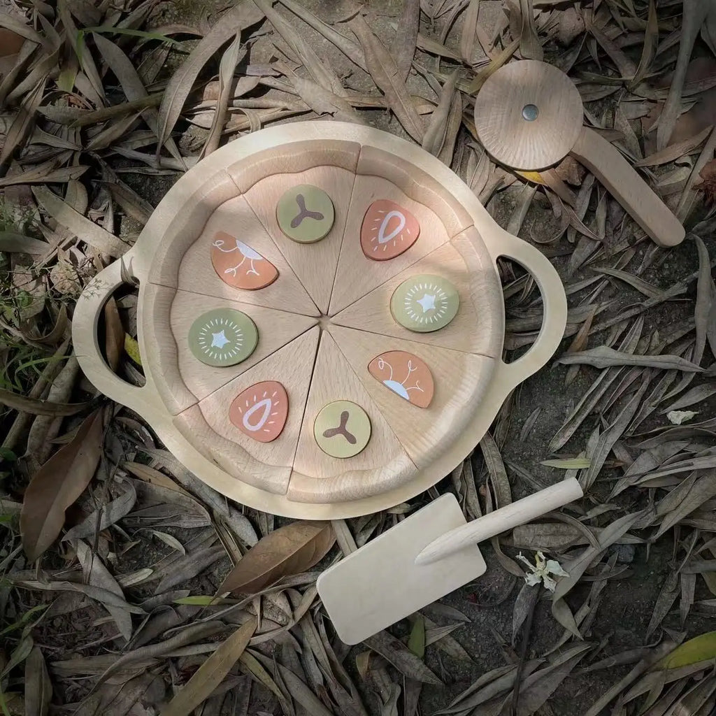 Wooden Pretend Food Play Set - Lunamoa