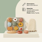 SproutHands™ Wooden Play Kitchen Food