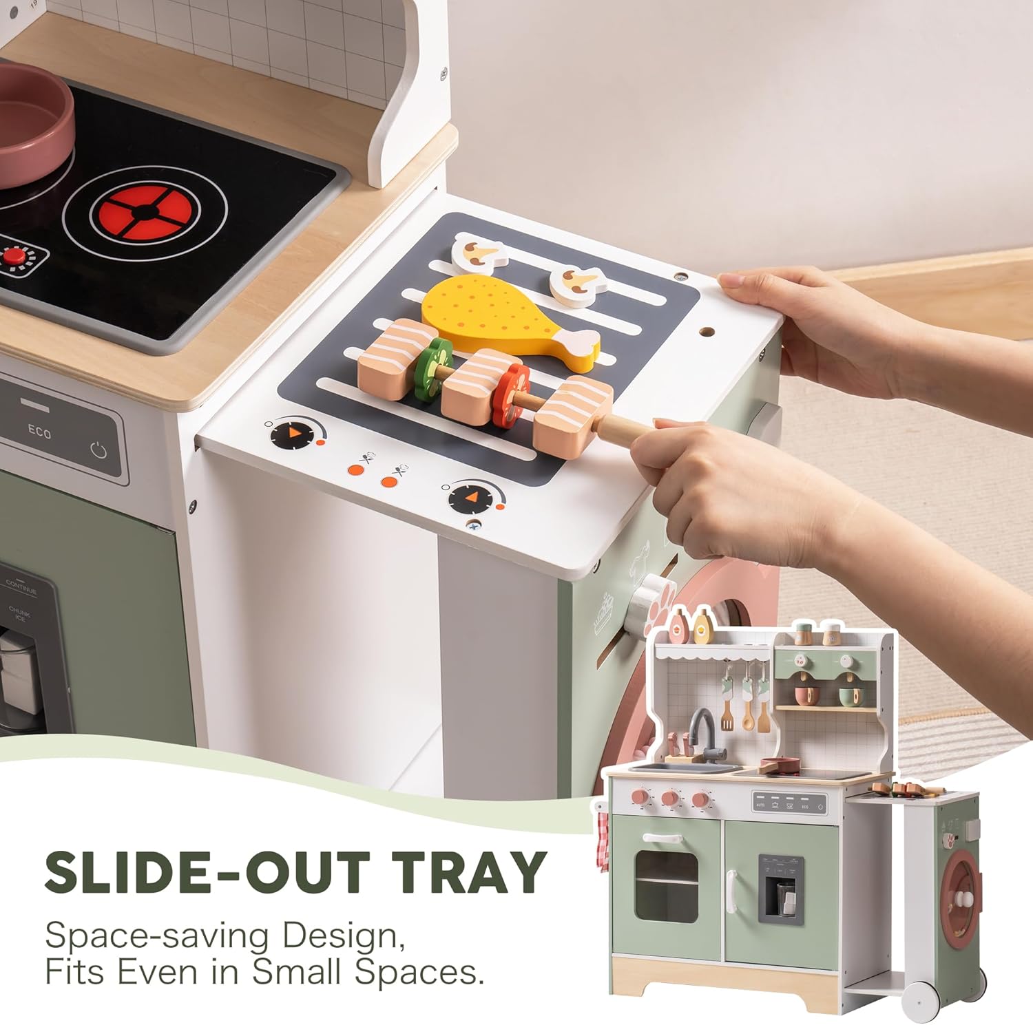 Wooden Play Kitchen Set SproutHands™