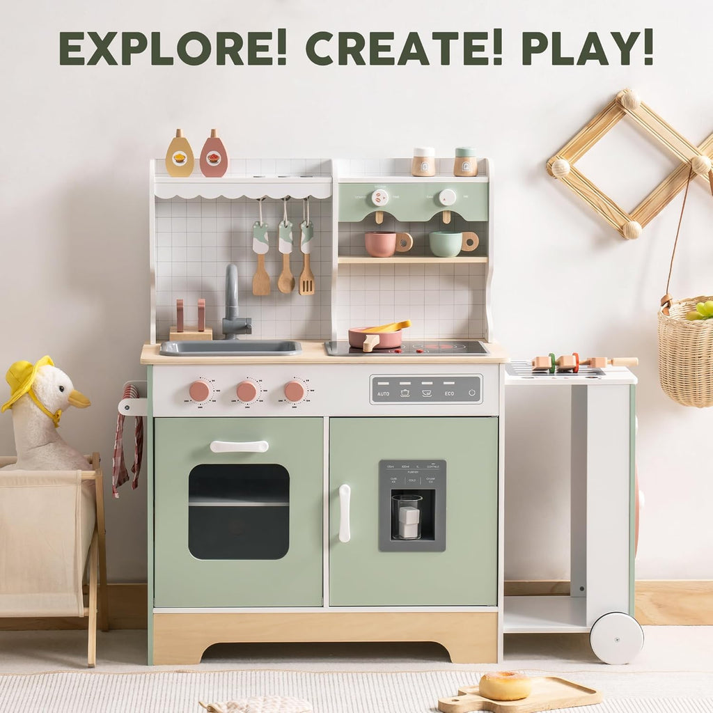 Wooden Play Kitchen Set SproutHands™