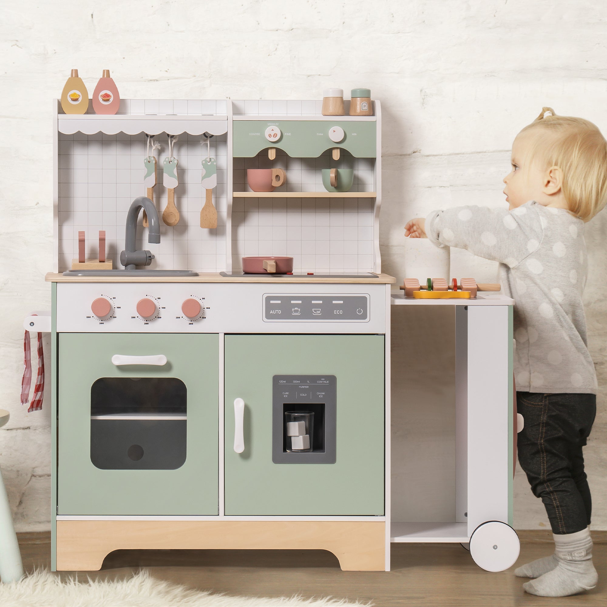 Wooden Play Kitchen Set SproutHands™