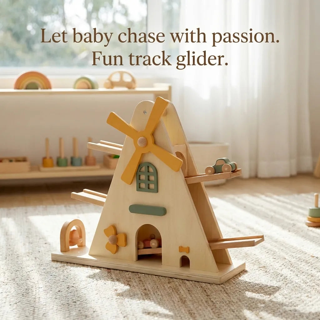 Wooden Windmill Track