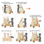 Chariot de Marche en Bois Montessori SproutHands™