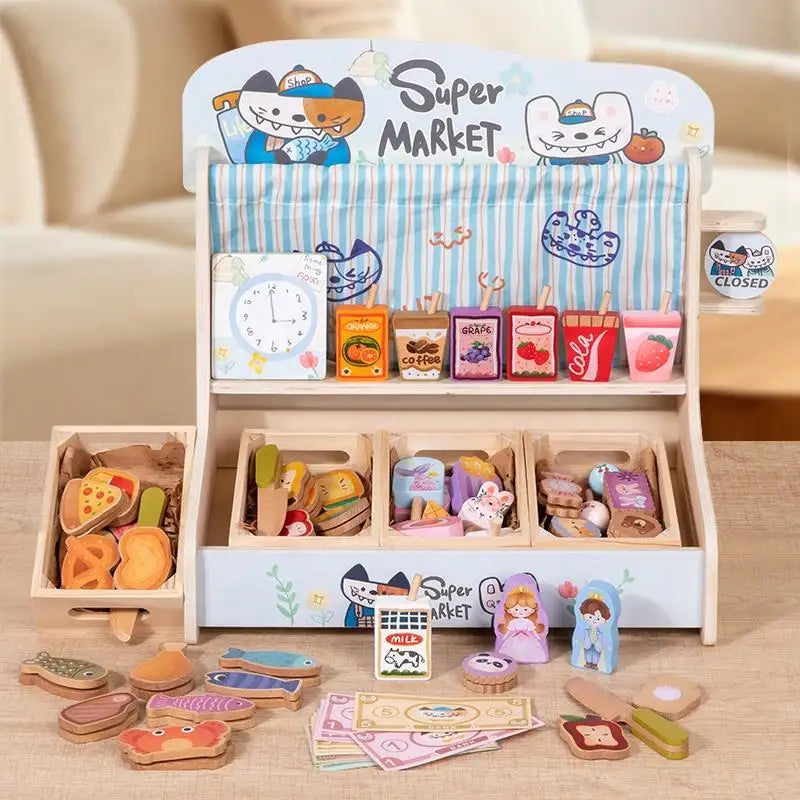 Supermarché en bois | SproutHands™