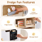 Wooden Toy Fridge Playset SproutHands™