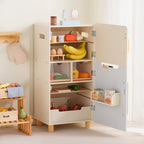 Wooden Toy Fridge Playset SproutHands™