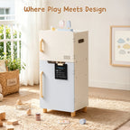 Wooden Toy Fridge Playset SproutHands™