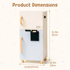 Wooden Toy Fridge Playset SproutHands™