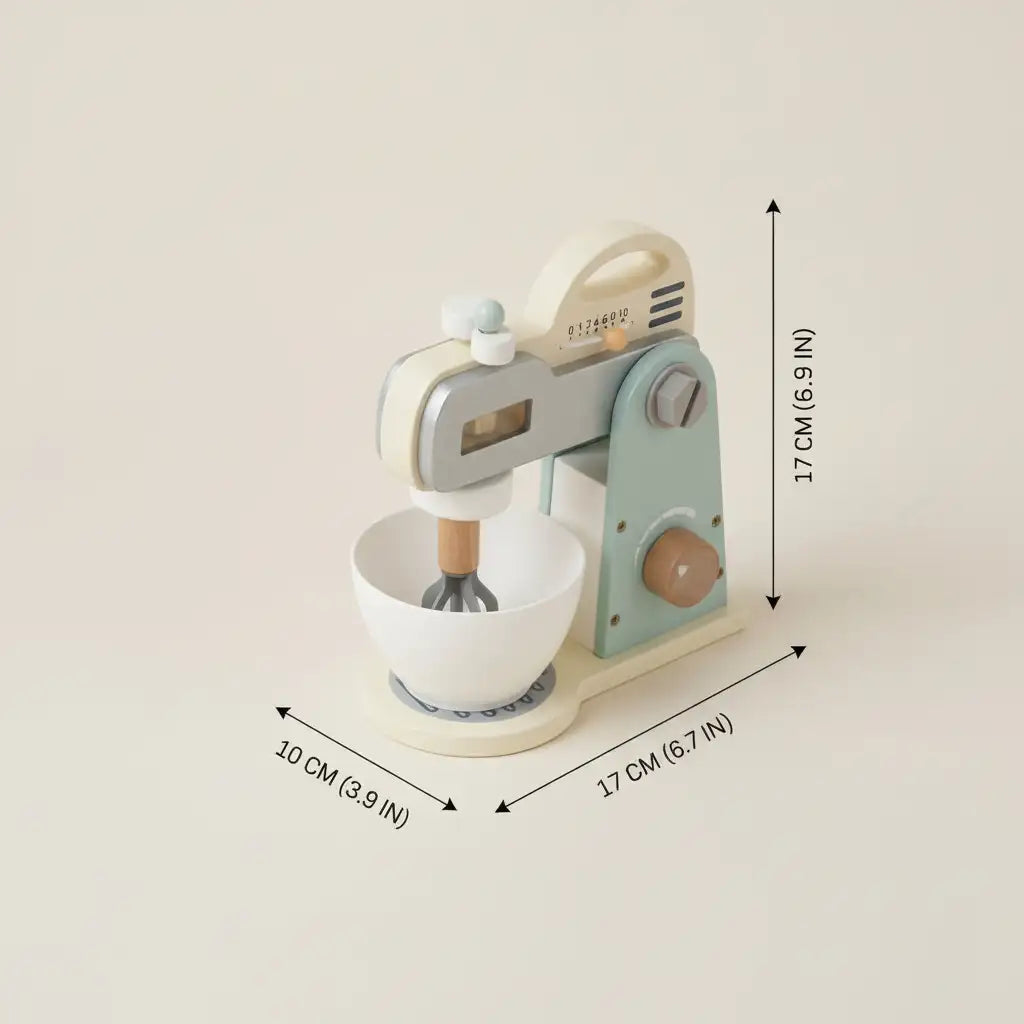 Wooden Toy Mixer